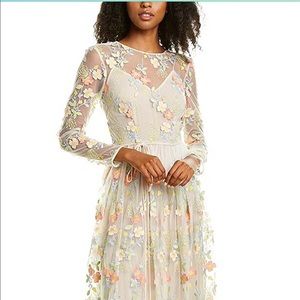 NWT MLMonique Lhuiller maxi dress size 10